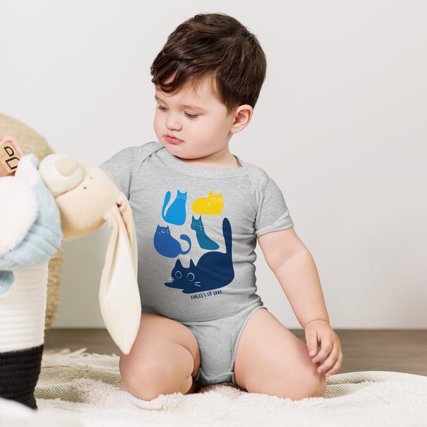 Blue Cat Onesie