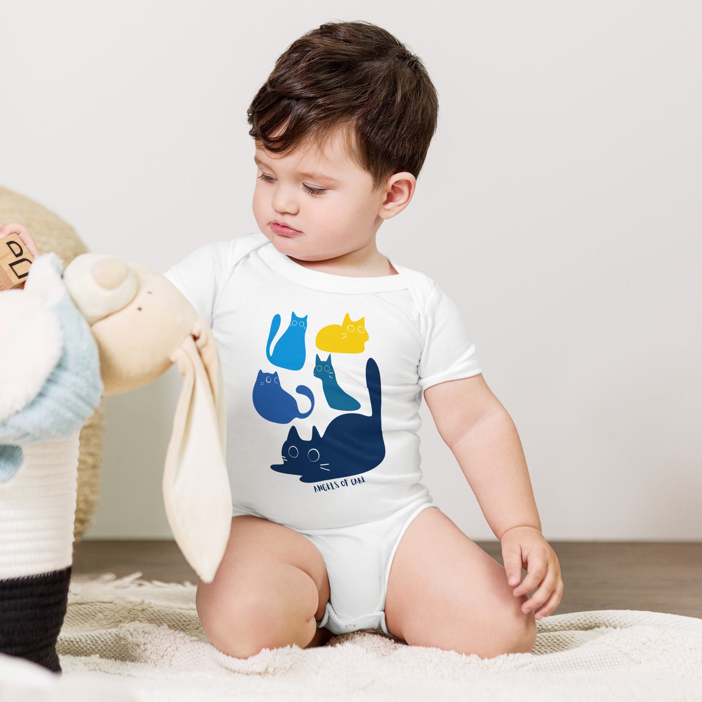 Blue Cat Onesie