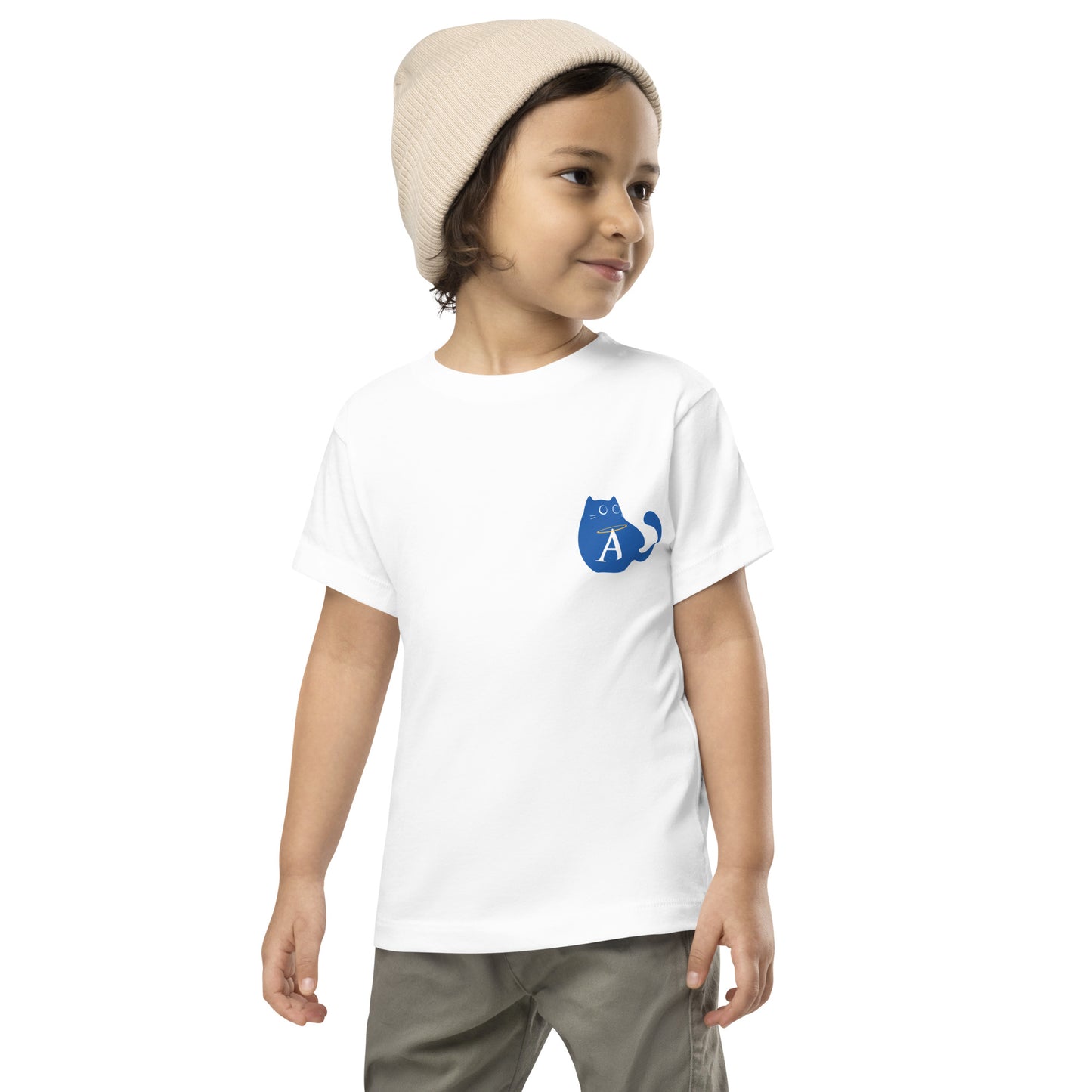 Blue Cat Toddler Tee