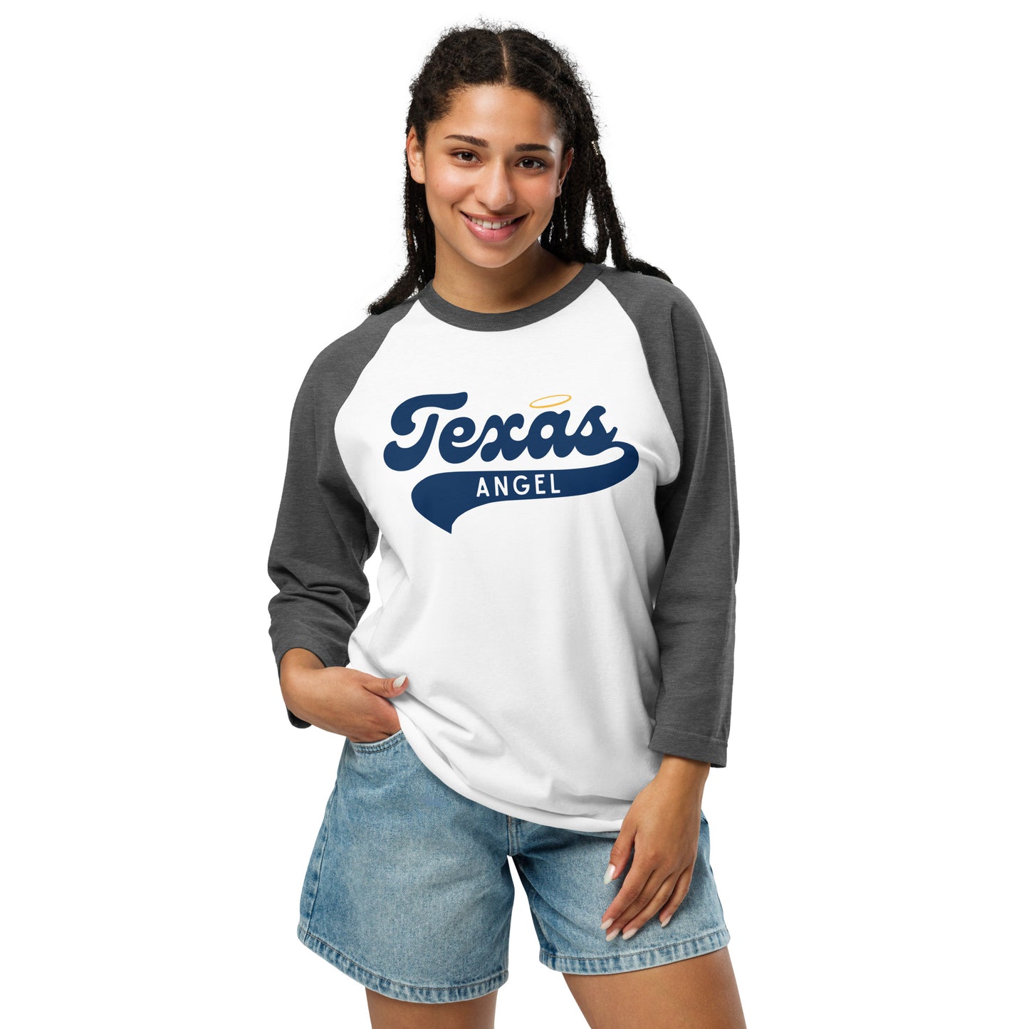 Texas Angel Unisex Baseball Tee