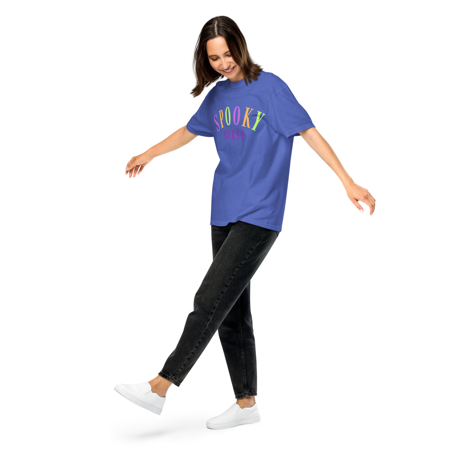 Spooky Nurse Comfort Colors Tee
