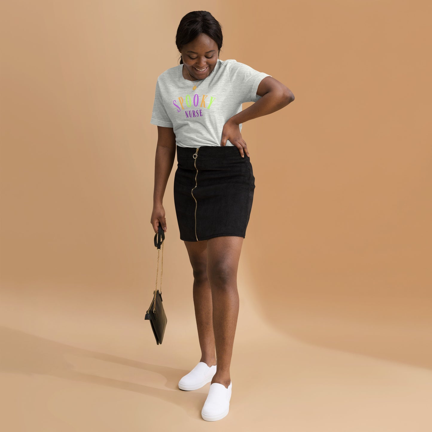 Spooky Nurse Bella + Canvas Tee