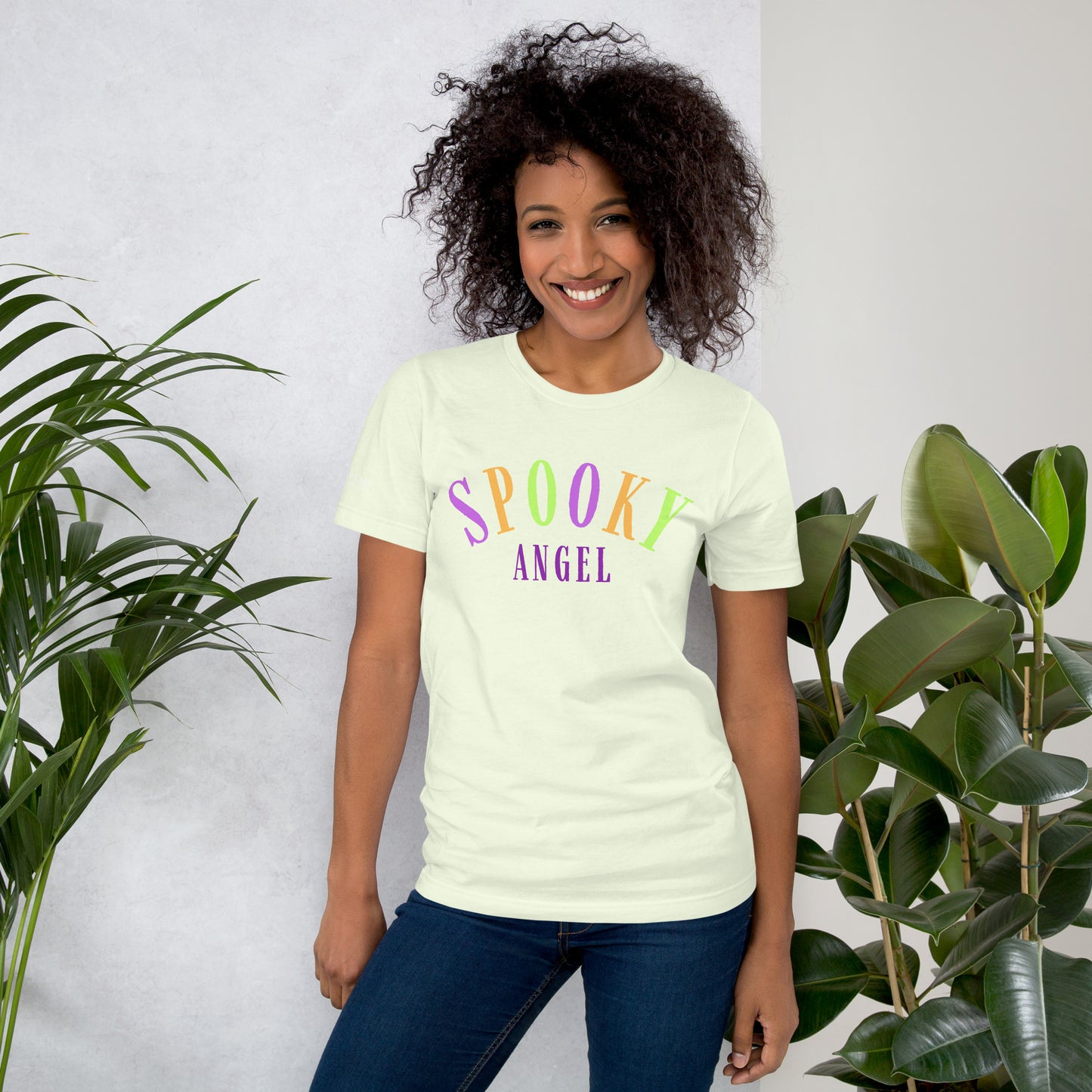 Spooky Angel Bella + Canvas Tee