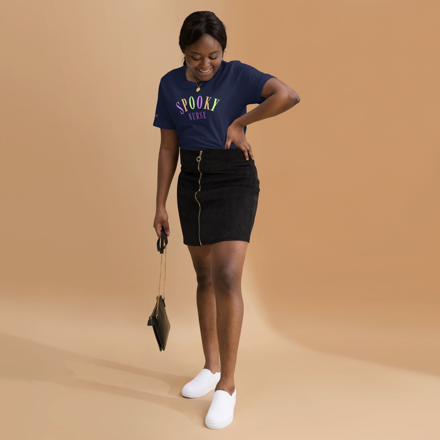 Spooky Nurse Bella + Canvas Tee