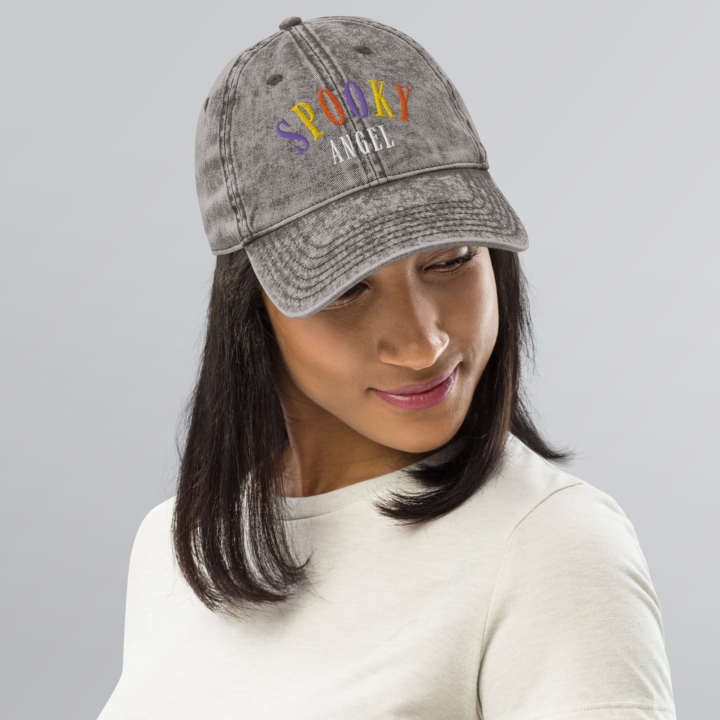 Spooky Angel Vintage Cap
