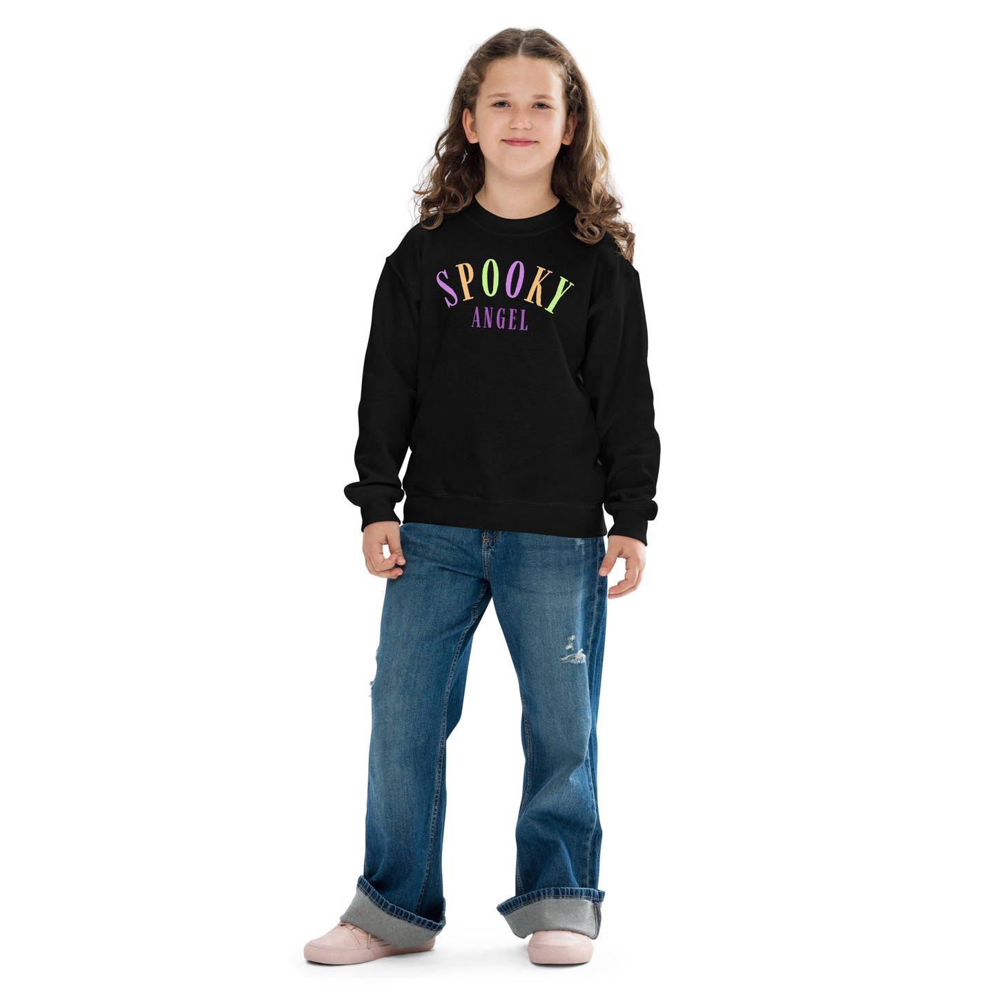 Spooky Angel Youth Sweatshirt