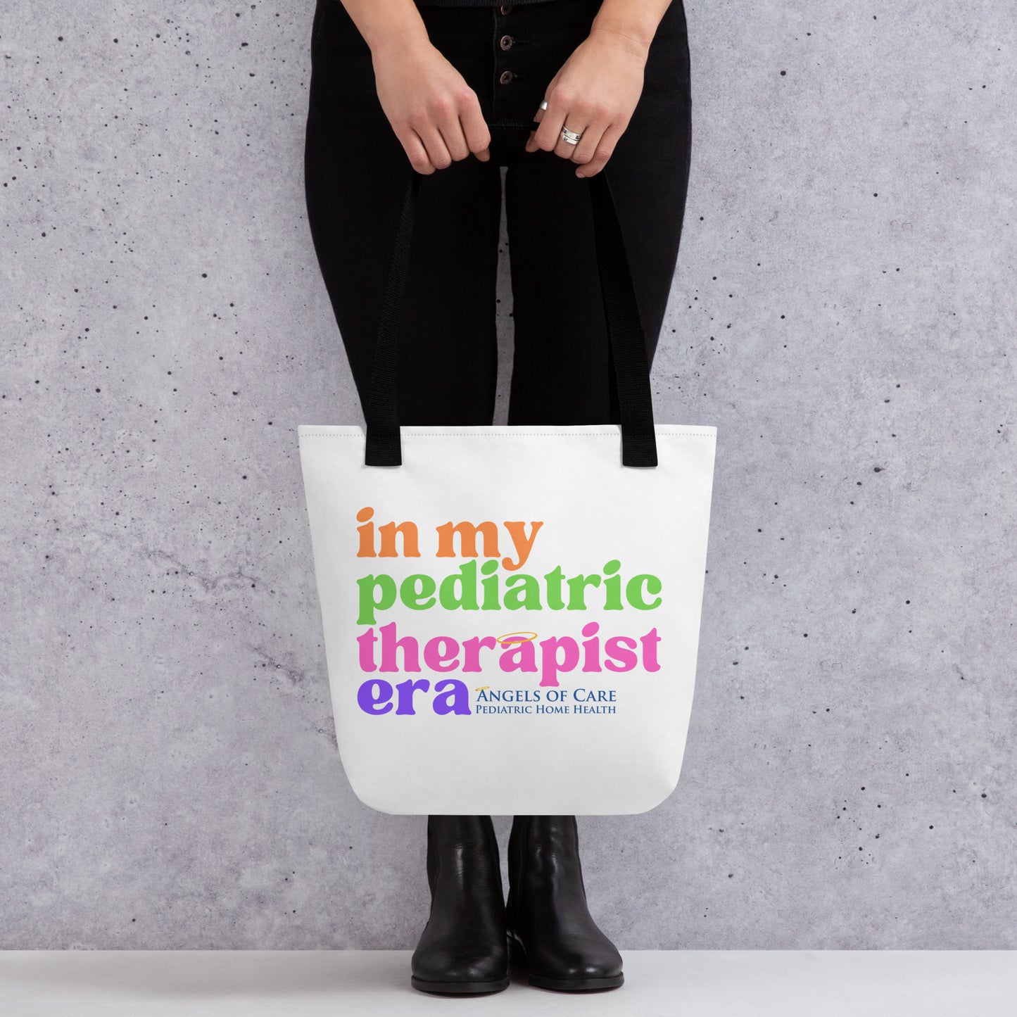 In My Therapist Era Tote Bag - Rainbow