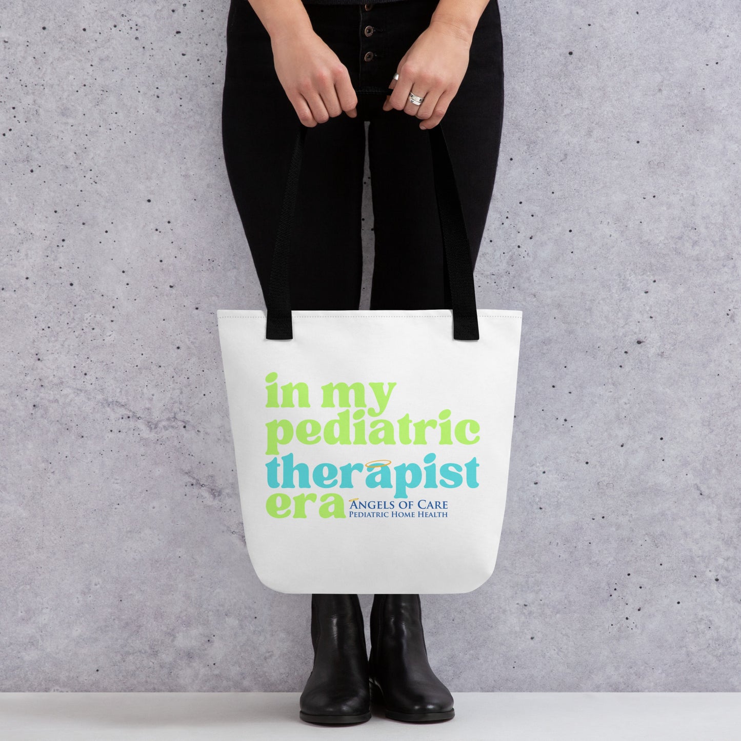 In My Therapist Era Tote Bag - Lime