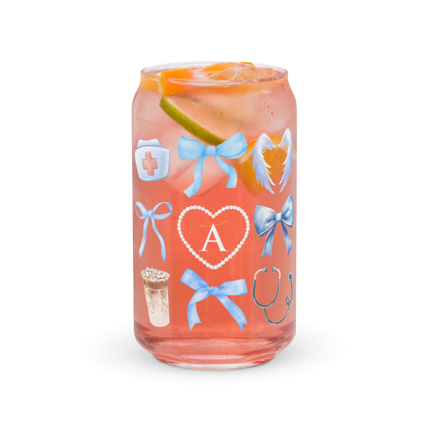 Nurse Coquette Can Glass