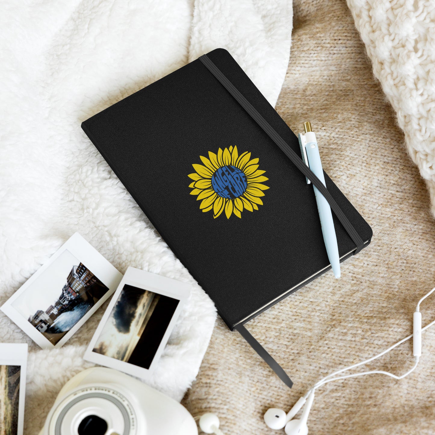 Angels of Care Sunflower Hardcover Bound Notebook