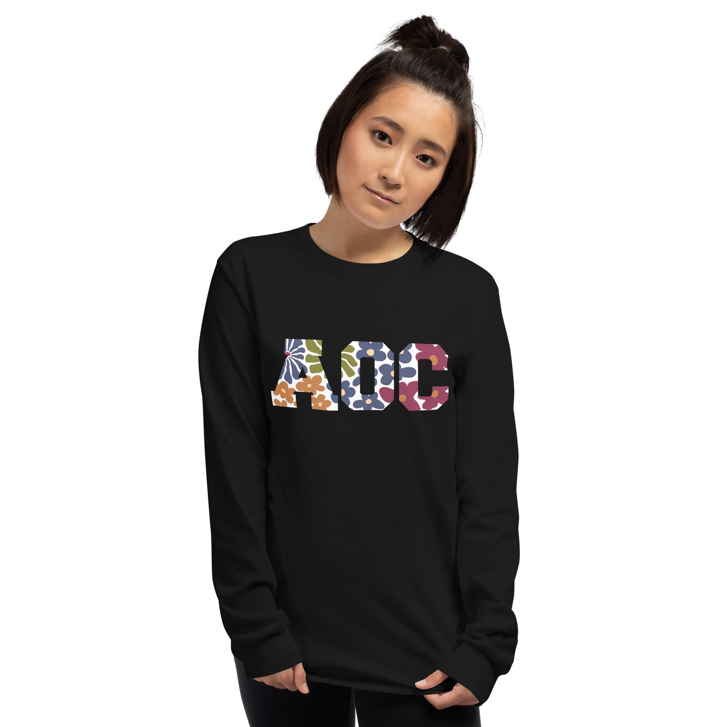 AOC Autumn Flowers Long Sleeve Shirt