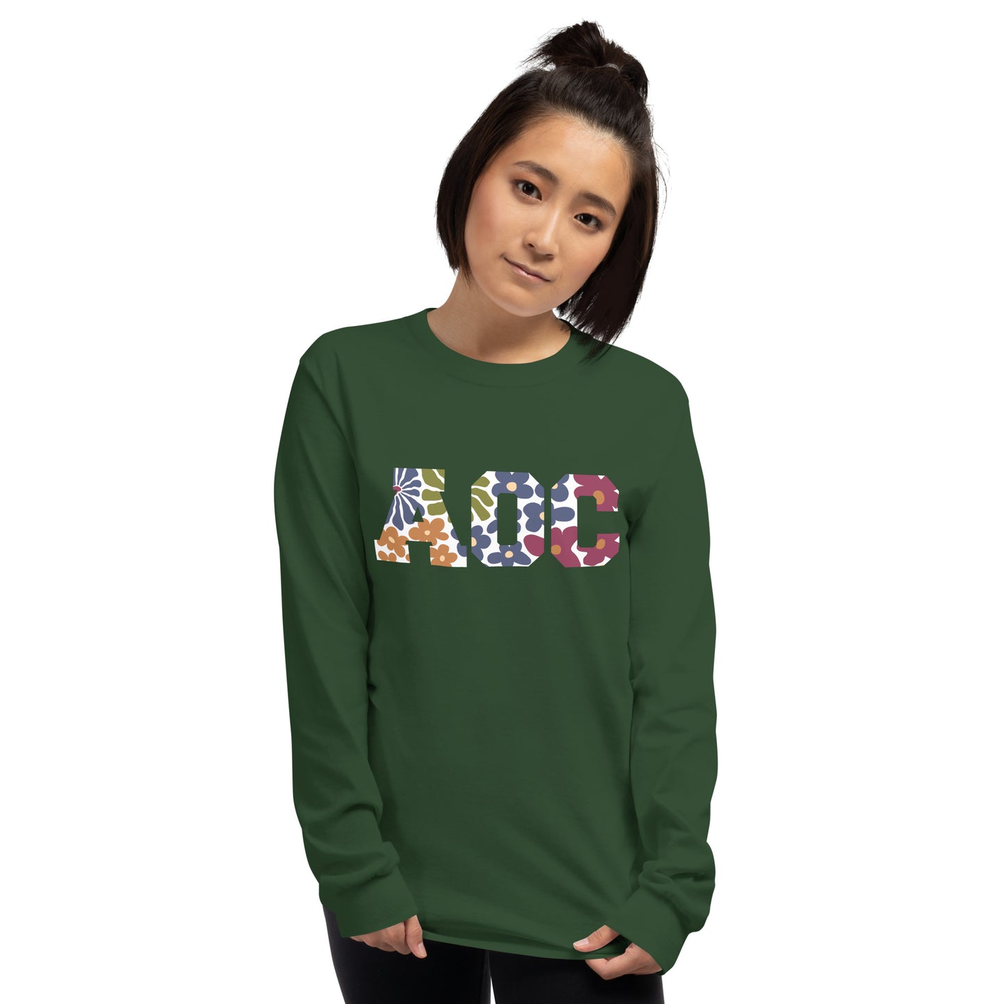 AOC Autumn Flowers Long Sleeve Shirt