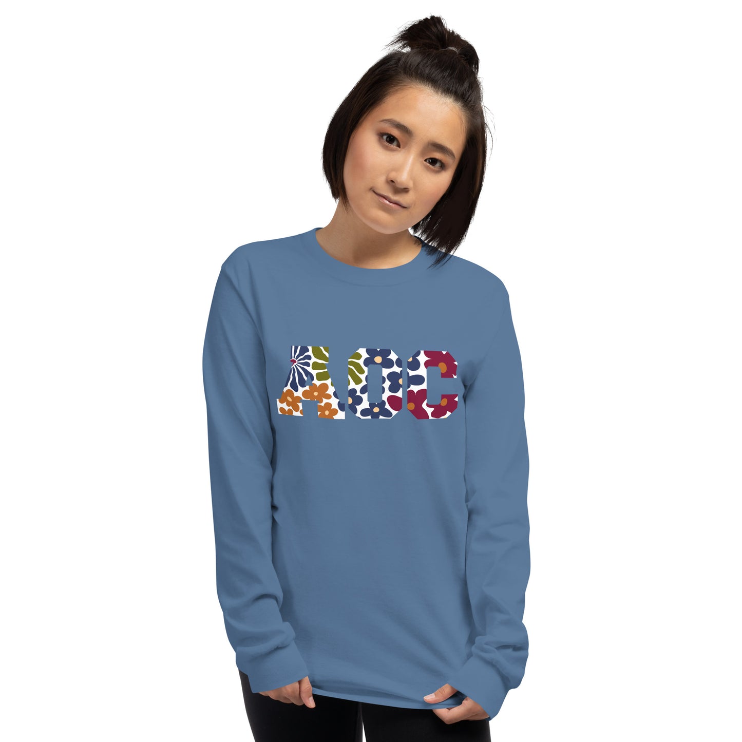 AOC Autumn Flowers Long Sleeve Shirt