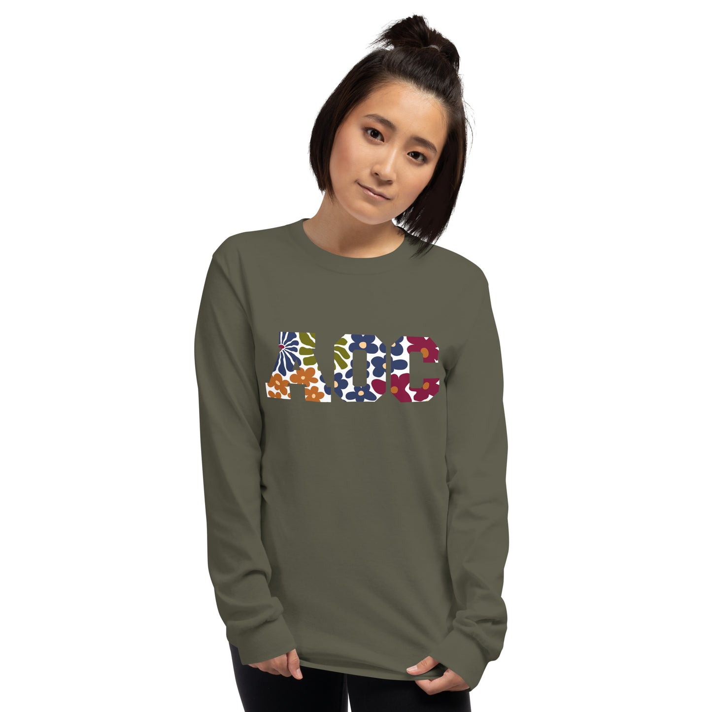 AOC Autumn Flowers Long Sleeve Shirt