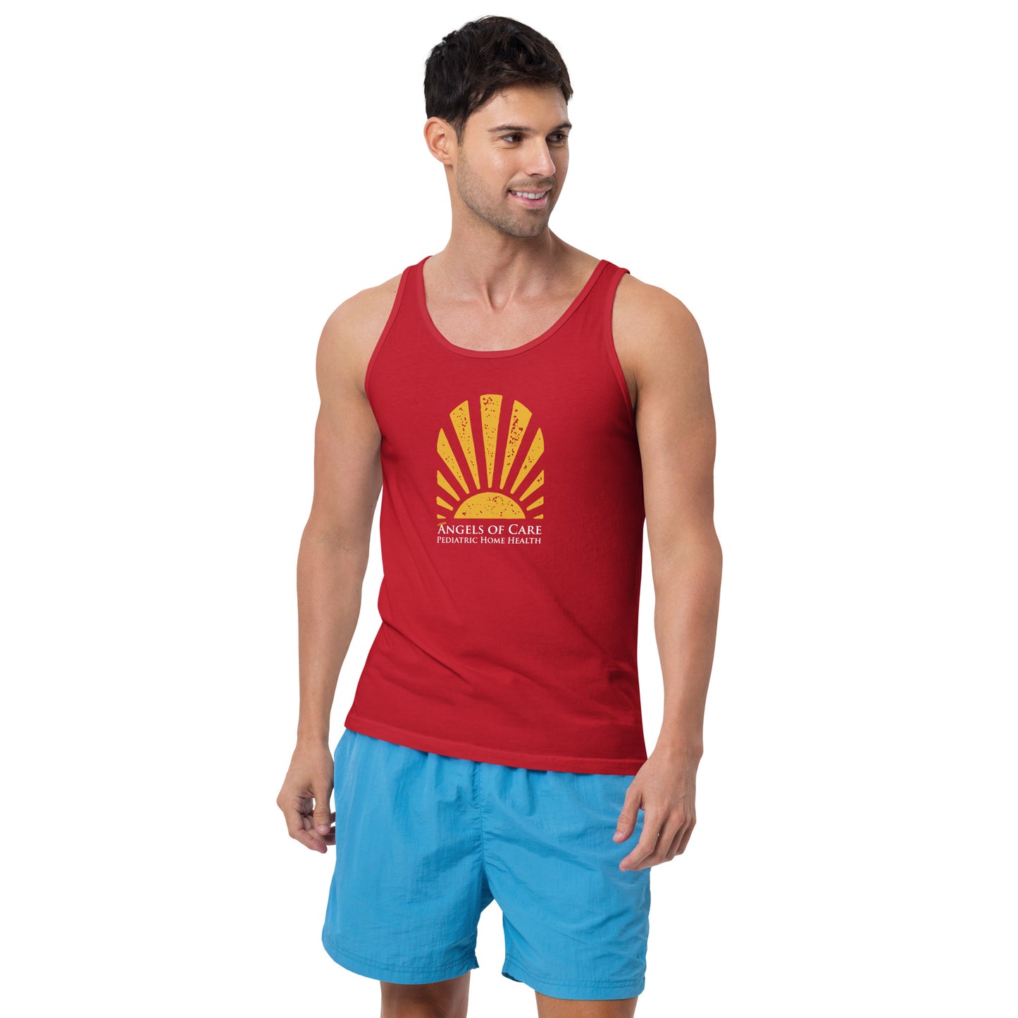 Angels of Care Men's Tank Top Summer Print