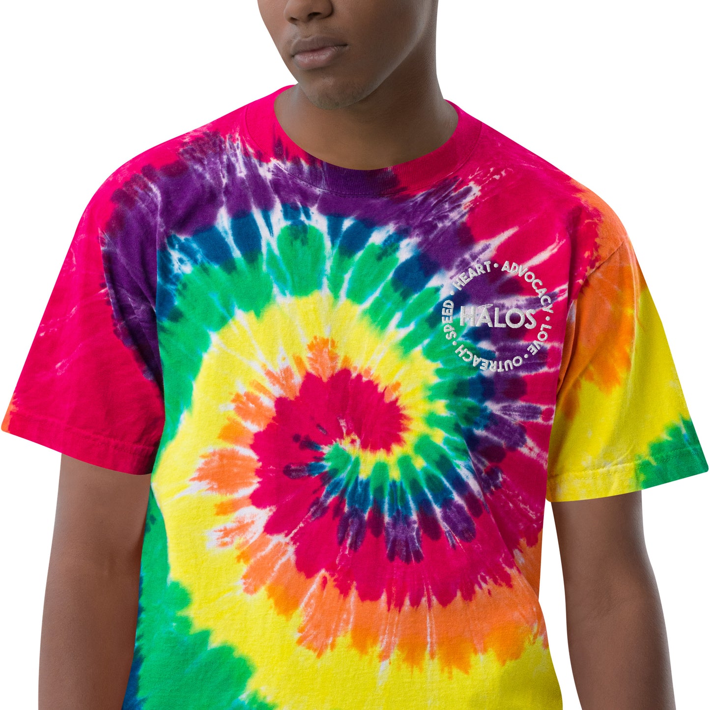 HALOS Unisex Oversized Tie-Dye Tee