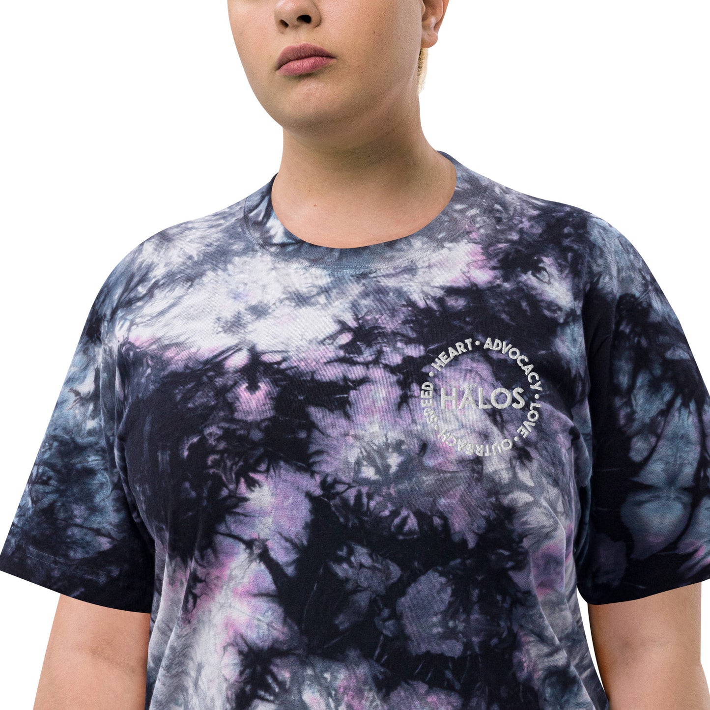 HALOS Unisex Oversized Tie-Dye Tee