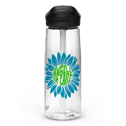 Angels of Care Sunflower Camelbak Water Bottle Blue + Green