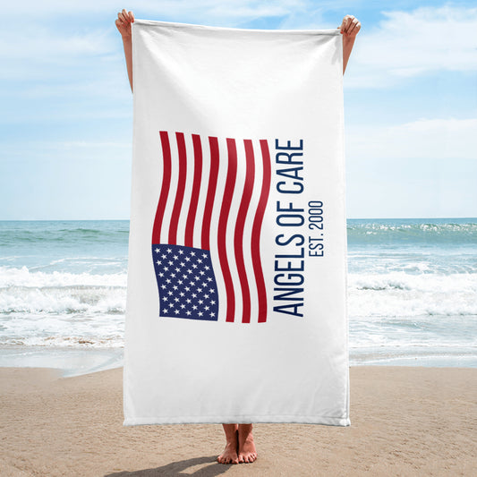 Angels of Care USA Flag Towel