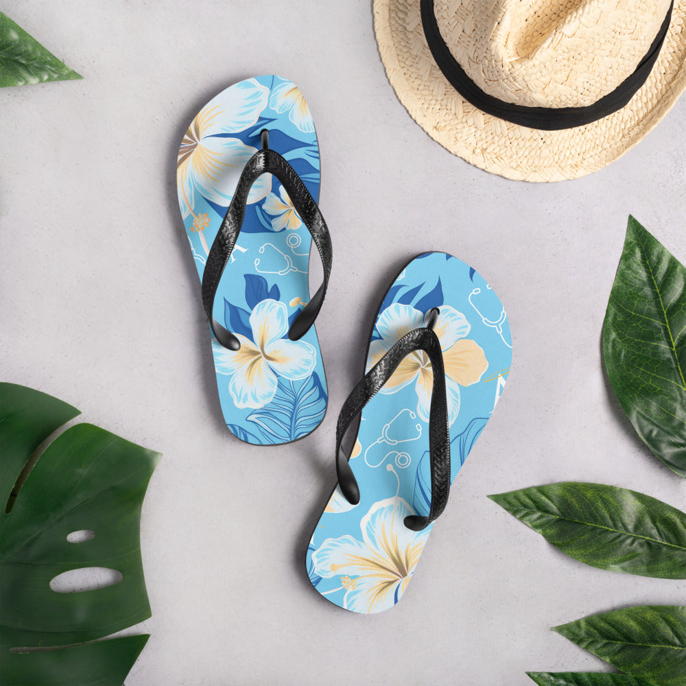 AOC Hawaiian Stethoscope Flip-Flops