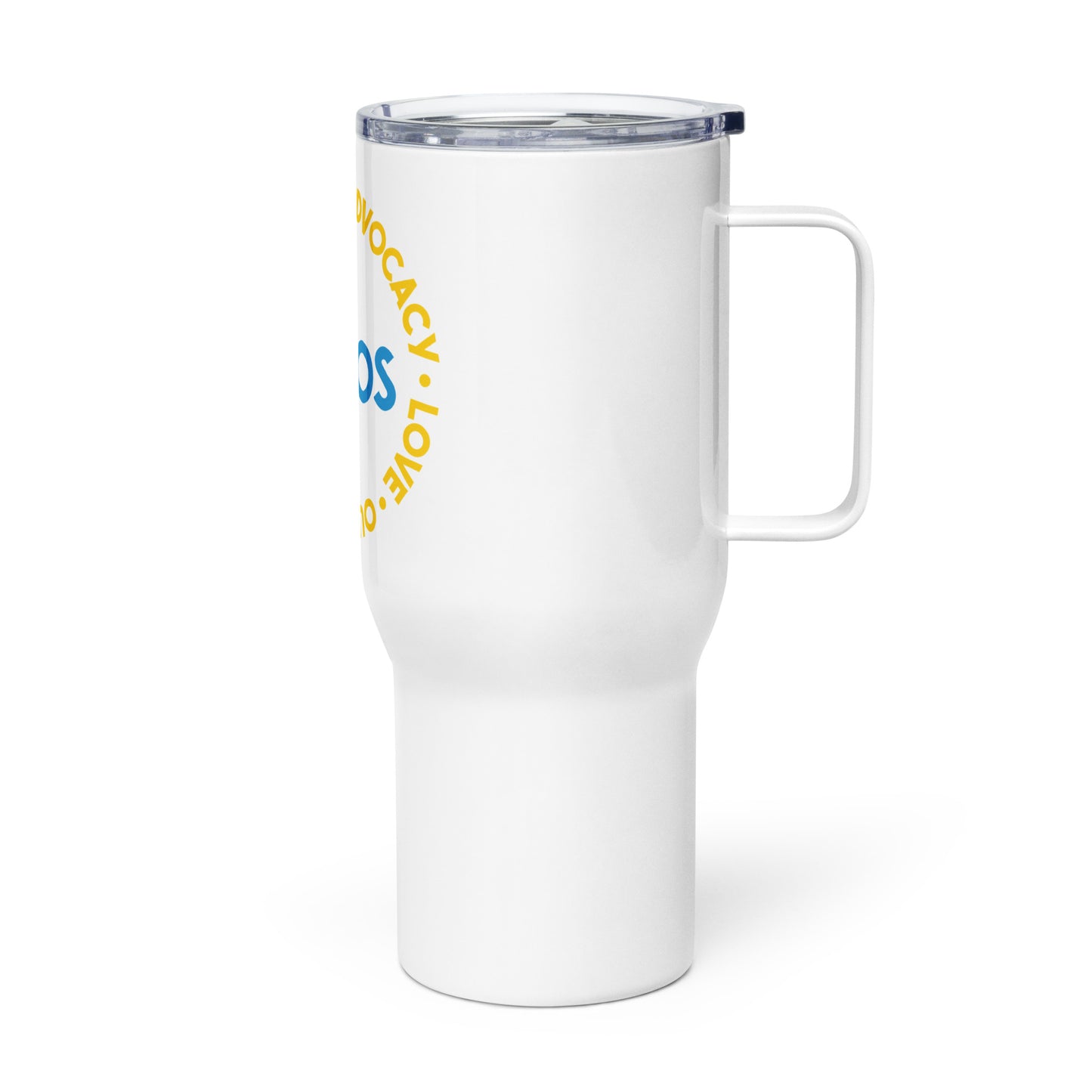 HALOS Travel mug with a handle