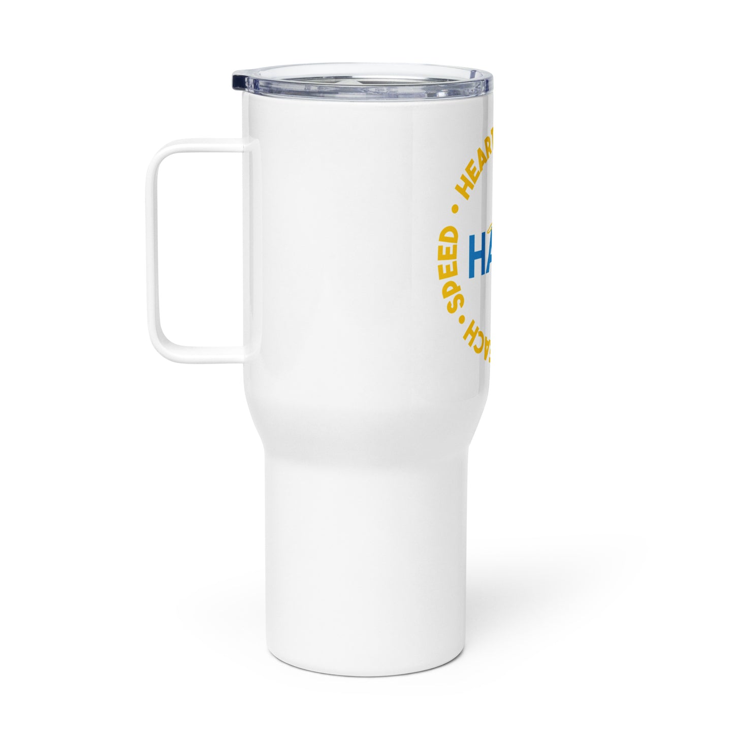 HALOS Travel mug with a handle