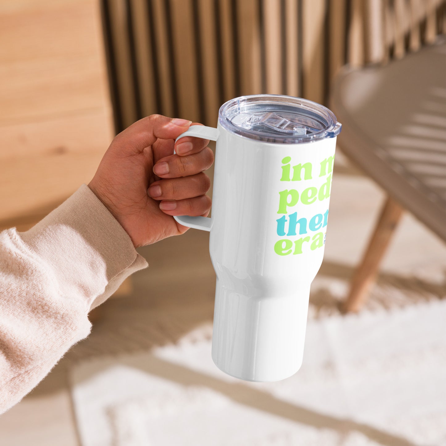 In My Therapist Era Travel Mug Lime