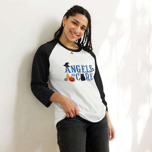 Angels of Care Halloween Baseball Tee