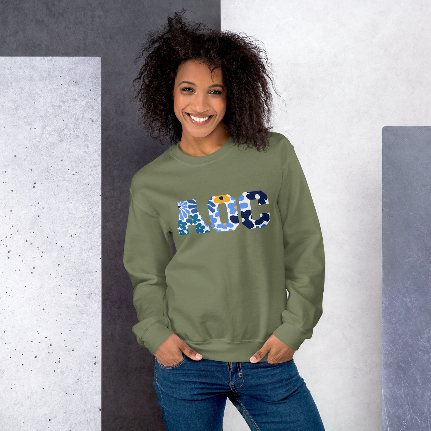 AOC Flowers Sweatshirt