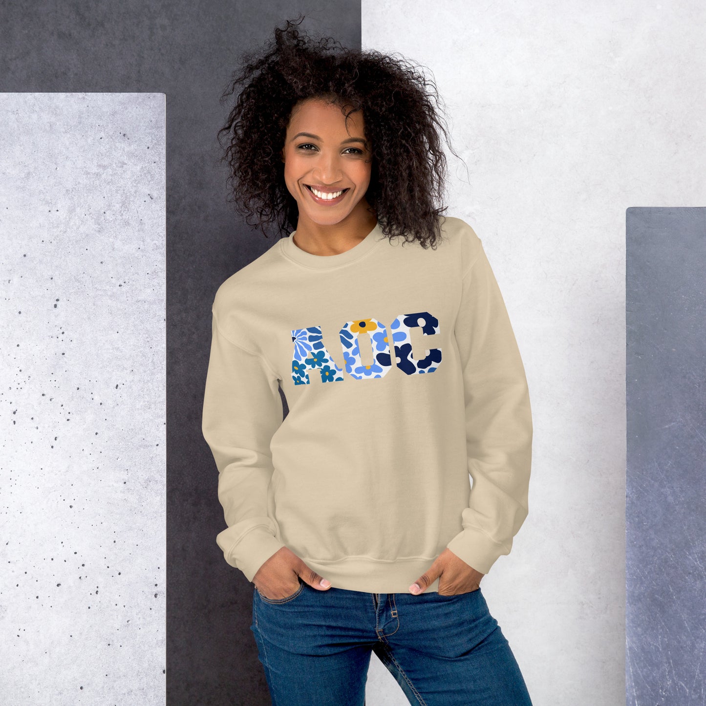 AOC Flowers Sweatshirt