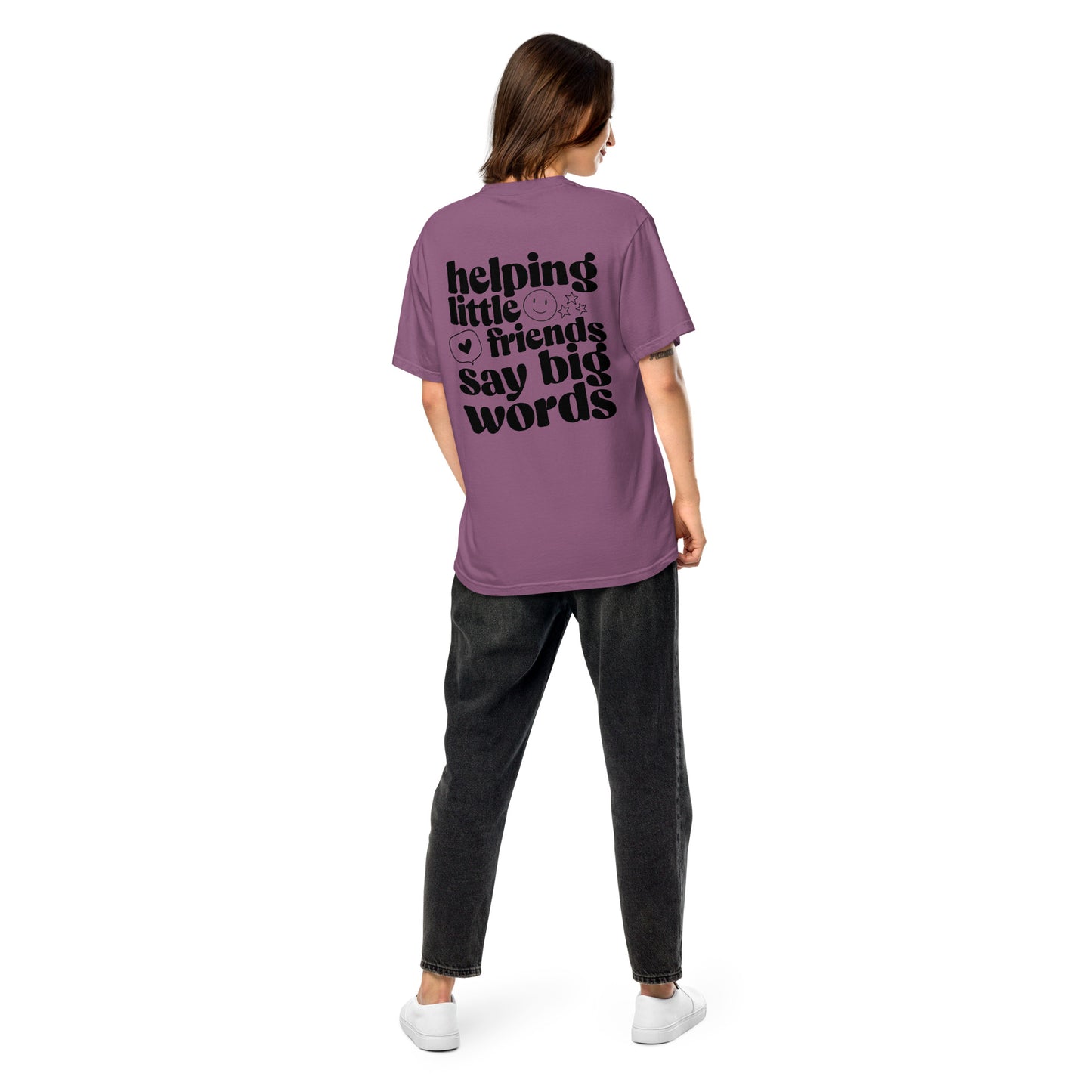 Helping Small Friends Say Big Words Speech Therapy Tee