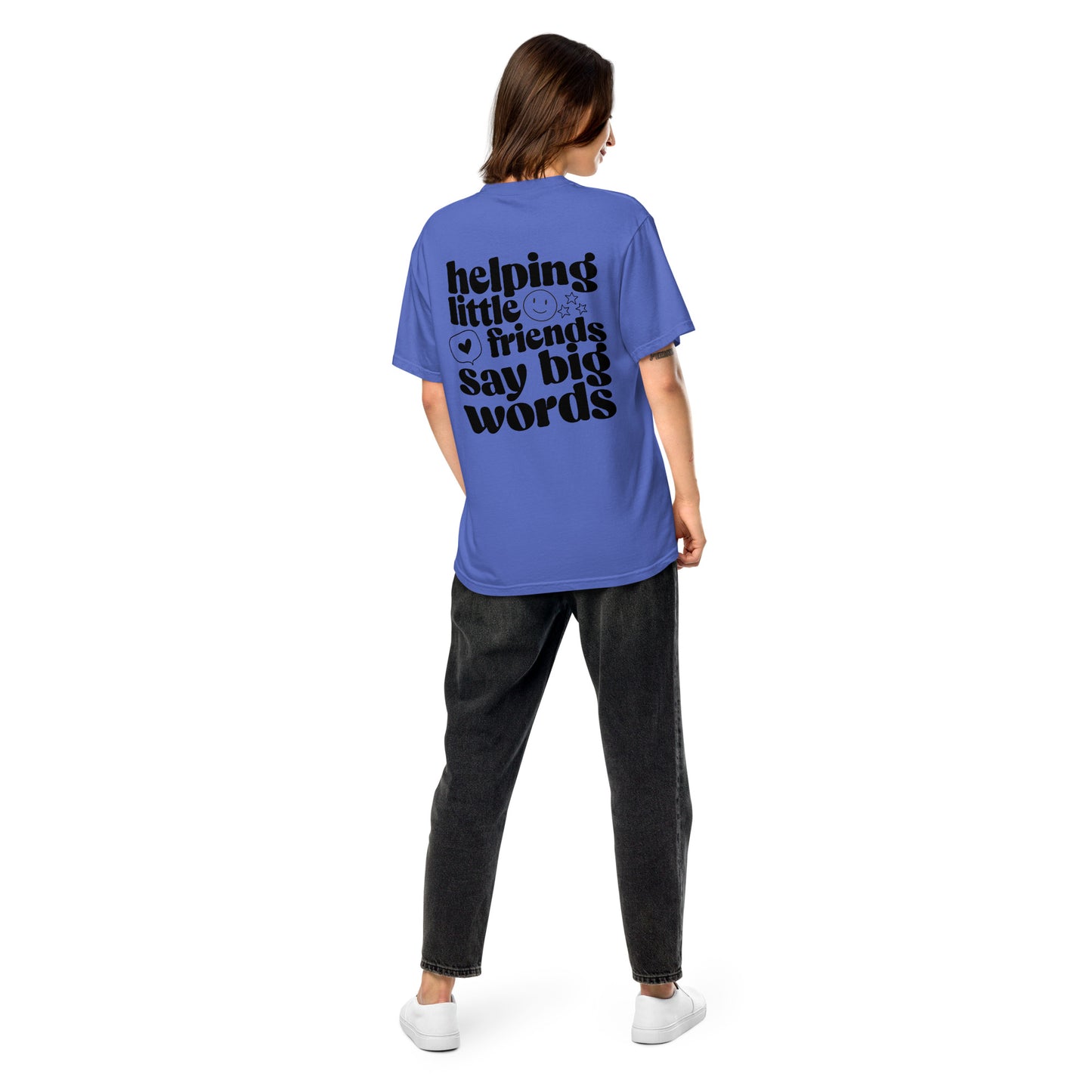 Helping Small Friends Say Big Words Speech Therapy Tee