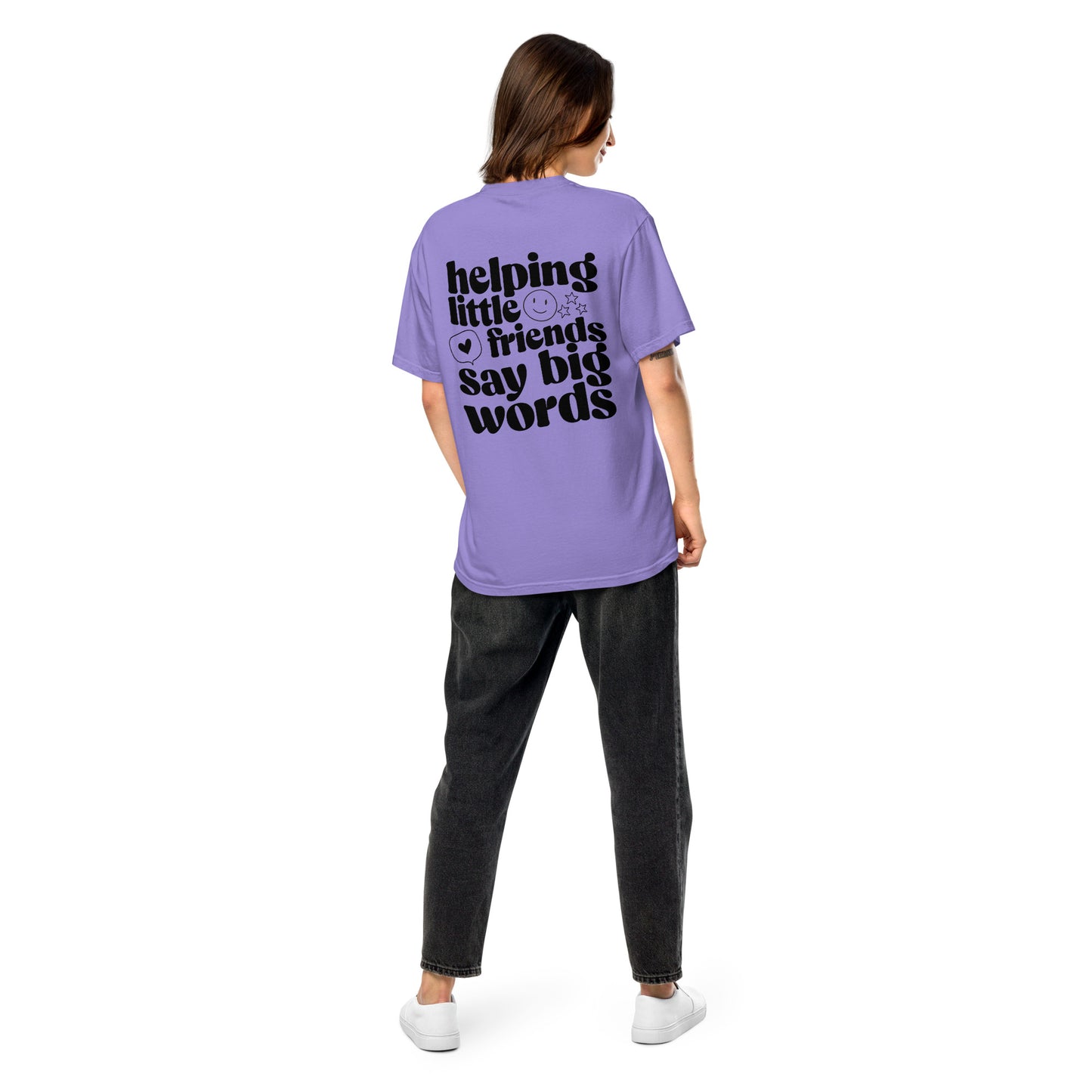 Helping Small Friends Say Big Words Speech Therapy Tee