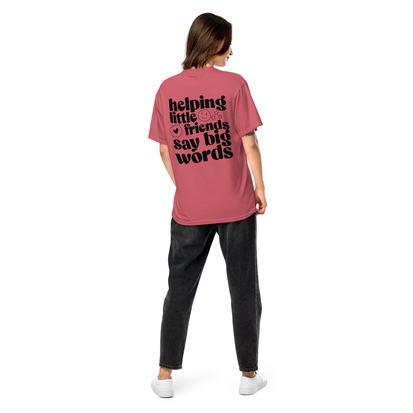 Helping Small Friends Say Big Words Speech Therapy Tee