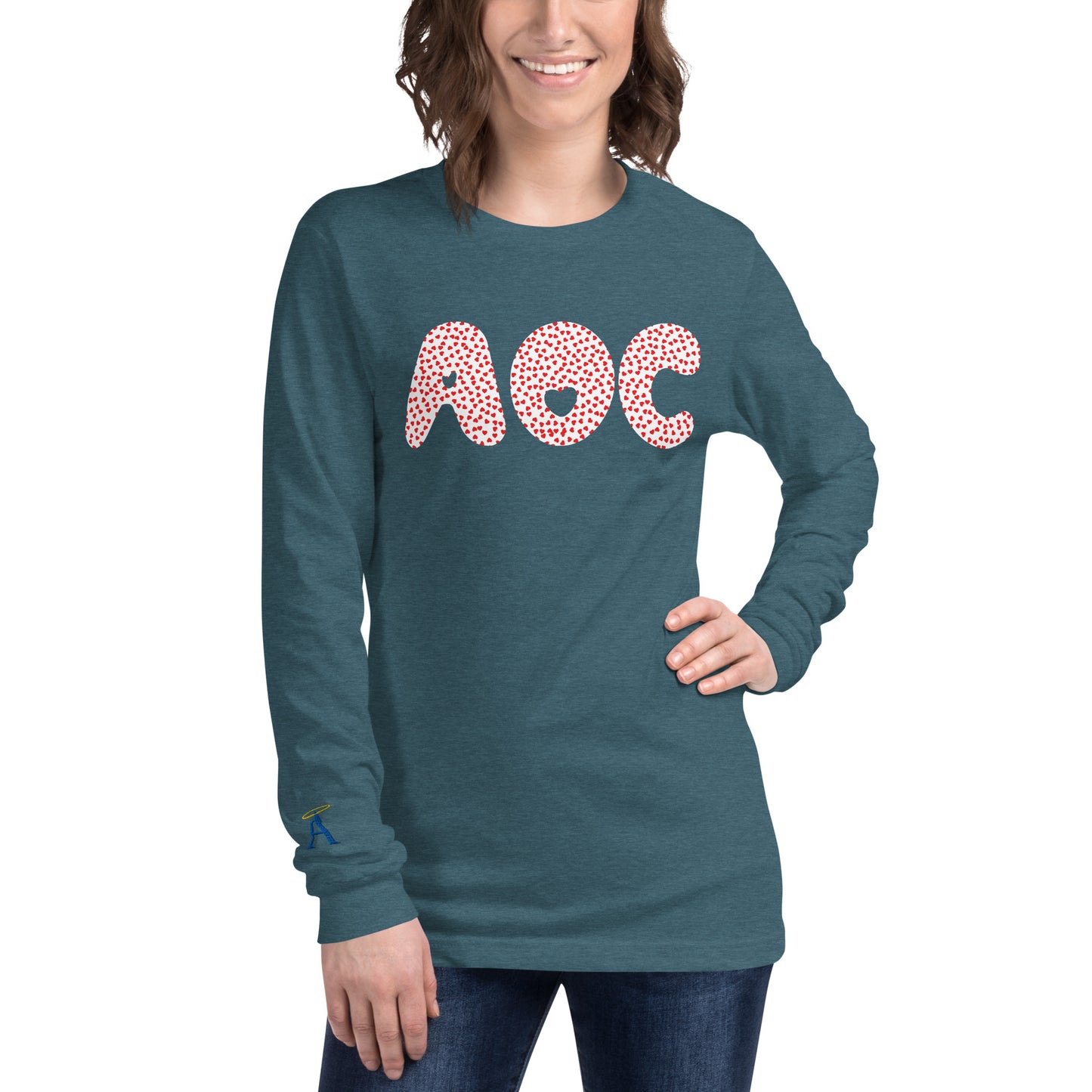 AOC Hearts Long Sleeve Tee