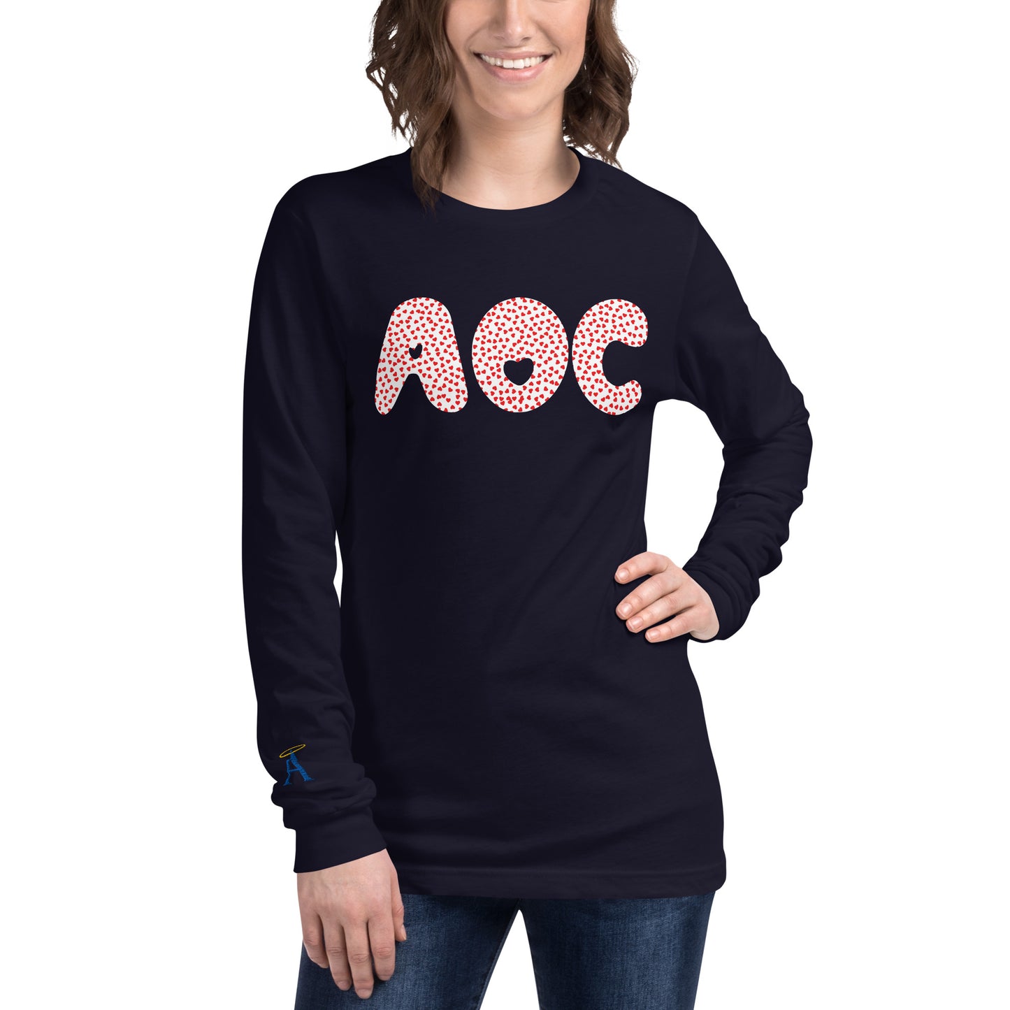 AOC Hearts Long Sleeve Tee