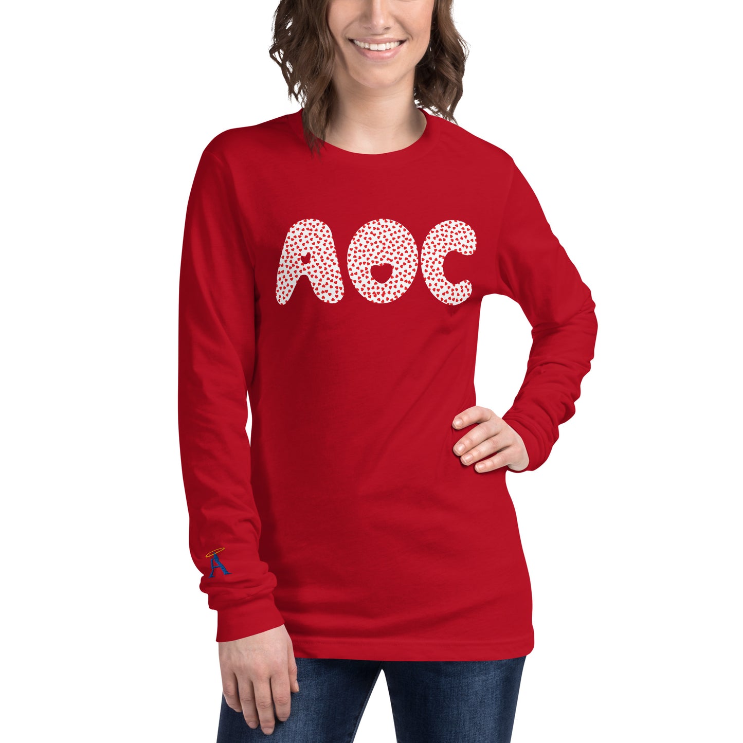 AOC Hearts Long Sleeve Tee