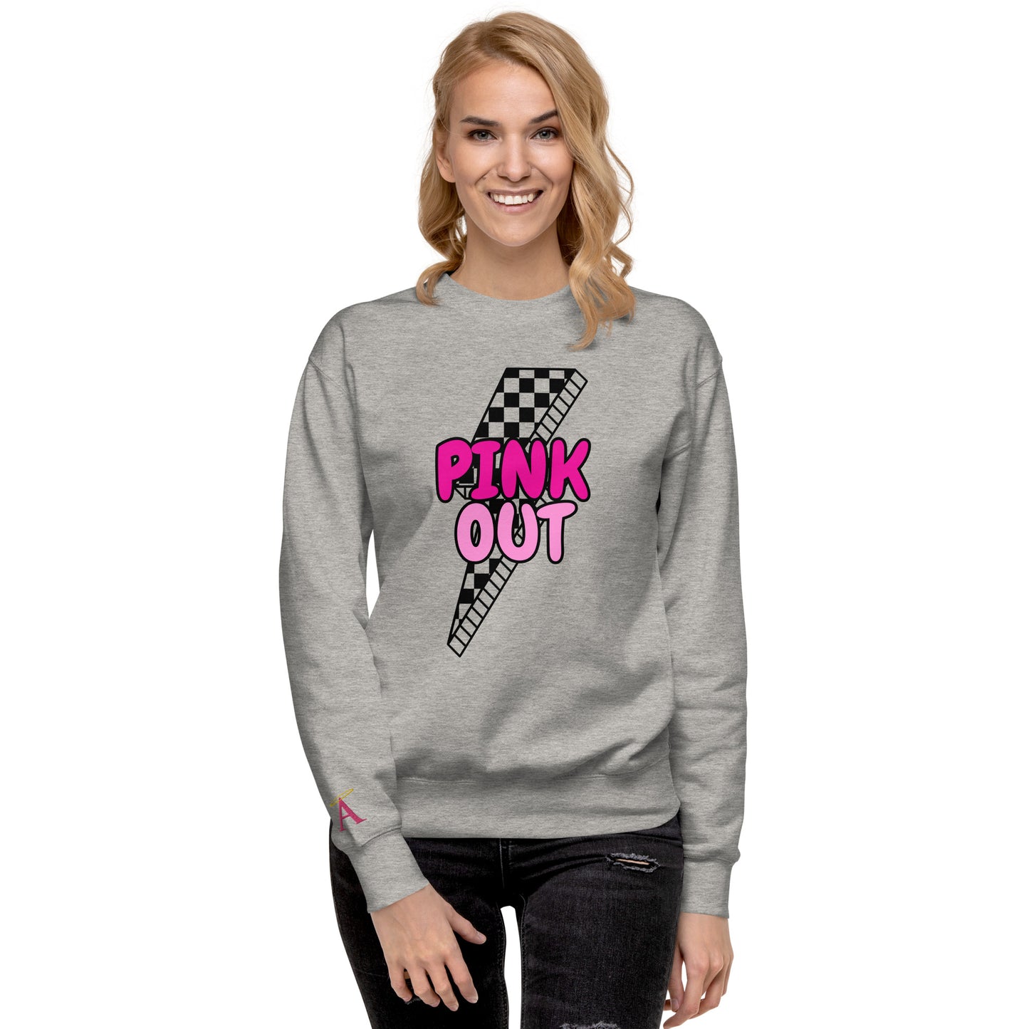 Pink Out Lightning Bolt Sweatshirt