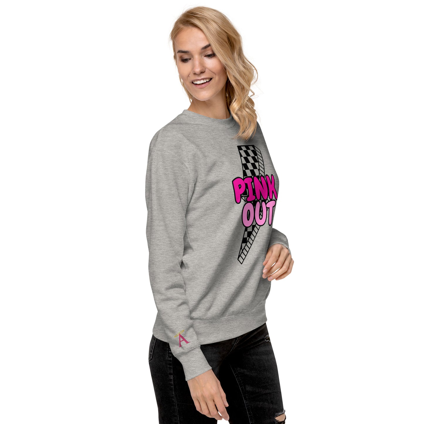 Pink Out Lightning Bolt Sweatshirt