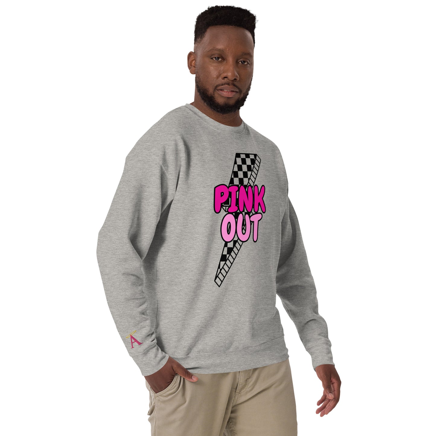 Pink Out Lightning Bolt Sweatshirt