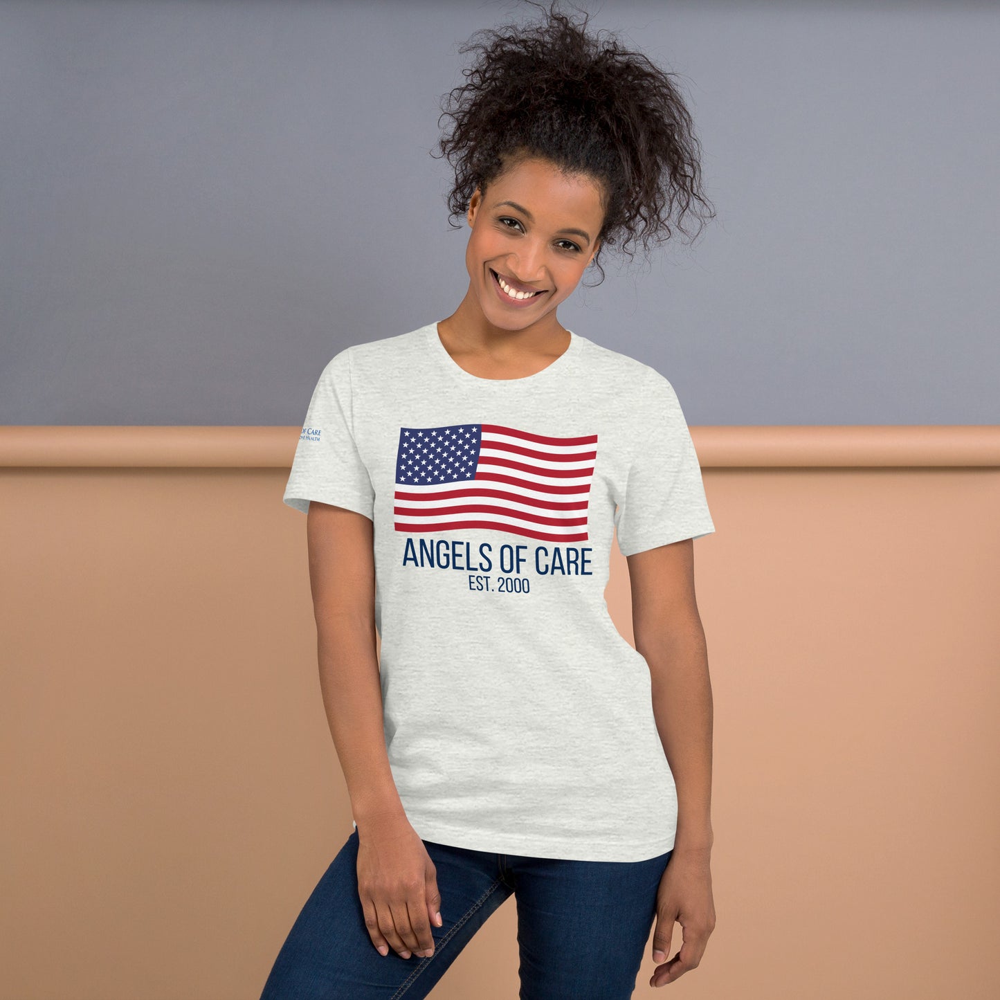 Angels of Care USA Flag Unisex Tee