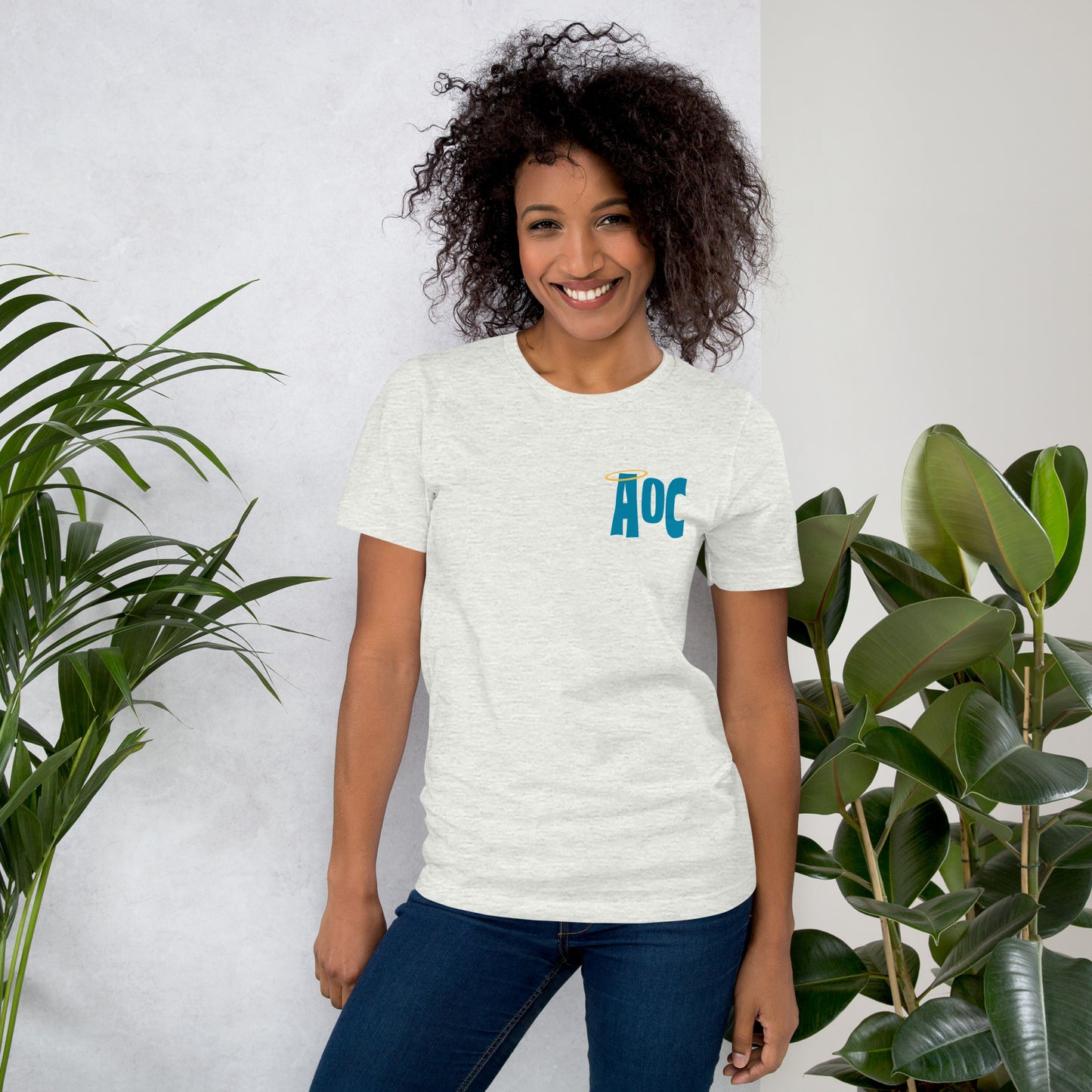 Angels of Care Sunflower Blue + Green Unisex Tee