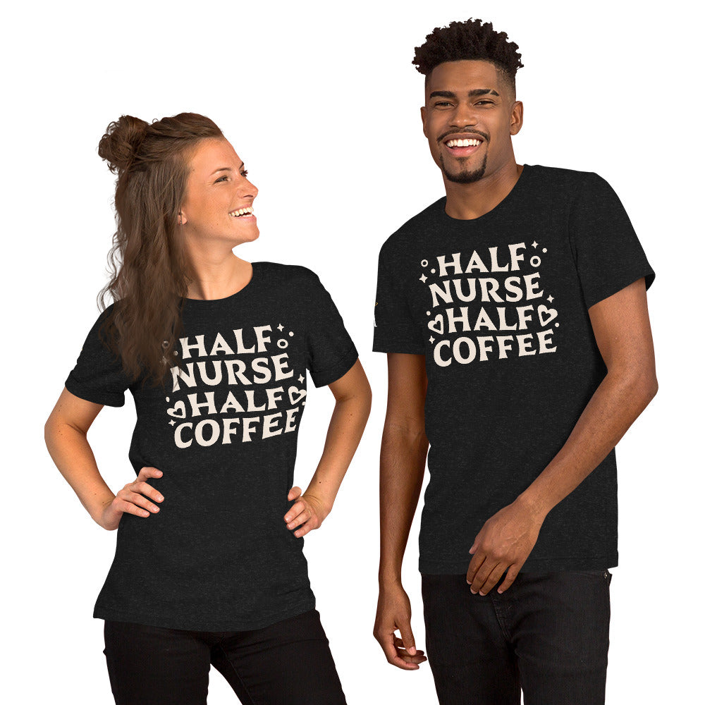 Half Nurse Half Coffee Tee