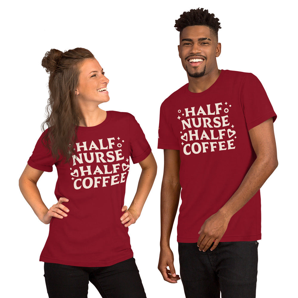 Half Nurse Half Coffee Tee