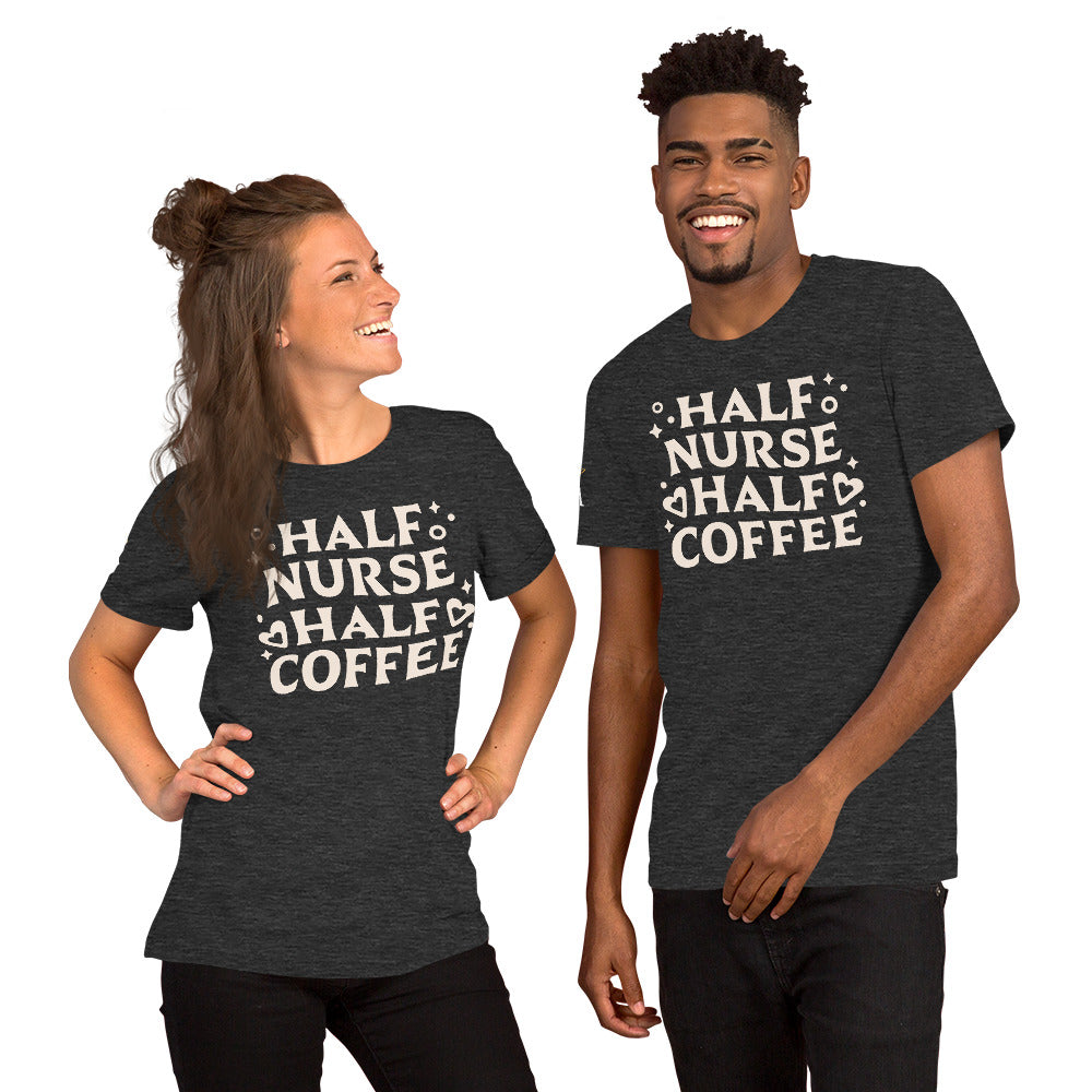 Half Nurse Half Coffee Tee