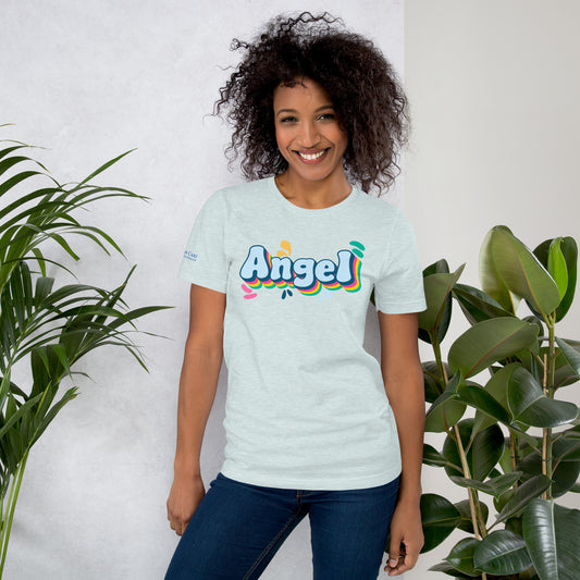 Rainbow Retro Angel Tee