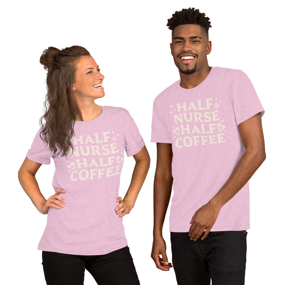 Half Nurse Half Coffee Tee