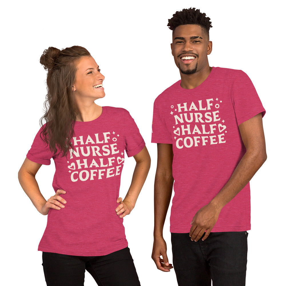 Half Nurse Half Coffee Tee