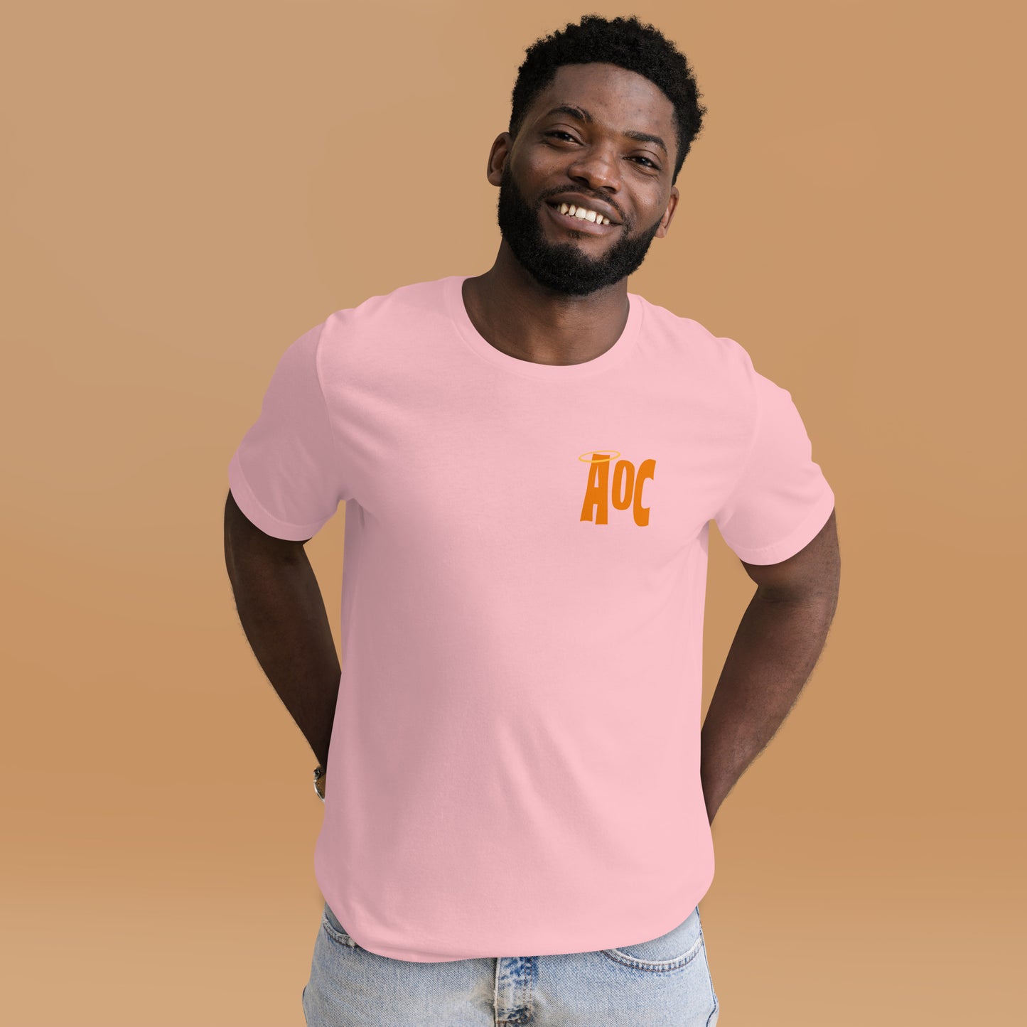 Angels of Care Sunflower Pink + Orange Unisex Tee