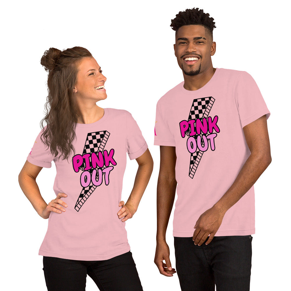 Pink Out Lightning Bolt Tee